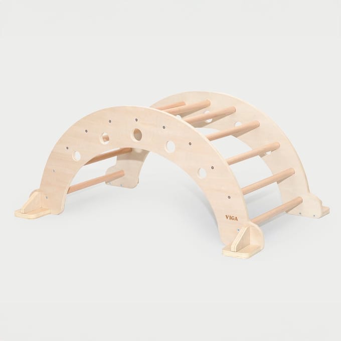 VIGA Natuurlijke Houten Klimboog