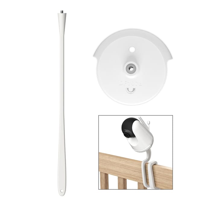 Support de montage pour moniteur bébé DF-1078 + DF-3033, pour moniteur bébé VAVA 720P, berceau pour bébé blanc