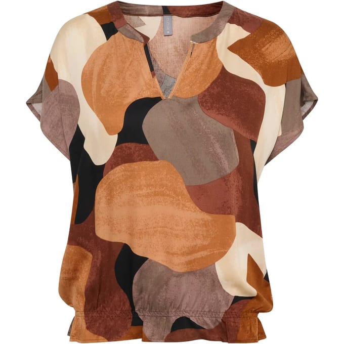 Korte mouwen blouse dames CULTURE Dana