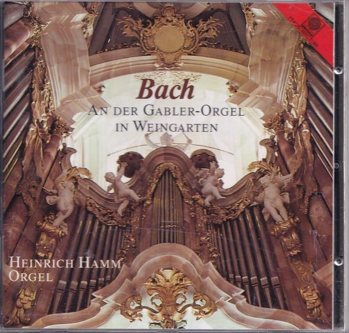 Bach An Der  Gabler-Orgel In Weingar