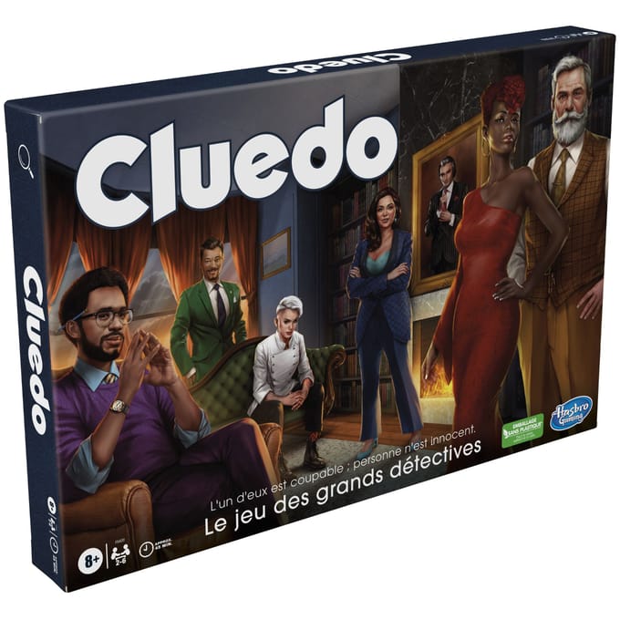 Hasbro Cluedo klassiek detective bordspel - 2-6 spelers, leeftijd 8+