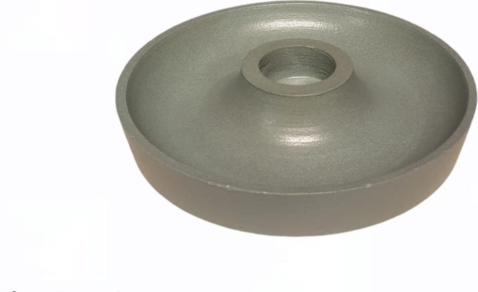 Kandelaar - Branded by - kandelaar Pitu groen - 10 cm rond