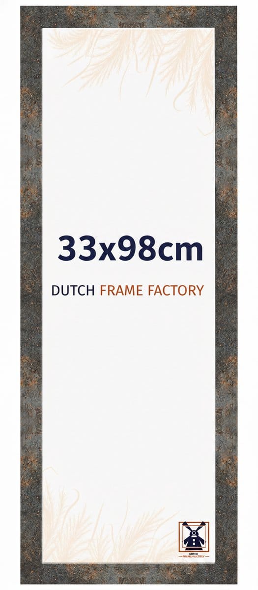 Fotolijst 33x98 cm - MDF - Geoxideerd Metaal - Benno