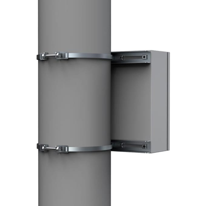 Polenmontagebehuizing Beugel 400mm Verzinkt Staal - EPF0400