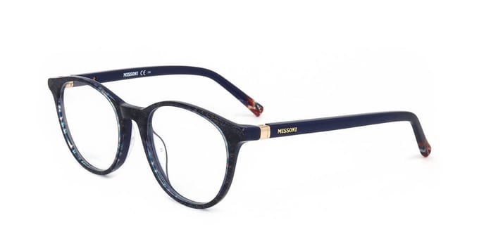 Missoni MIS 0019 Blue pattern 50/19/140 WOMAN Brilmonturen