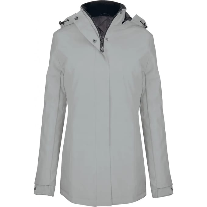 Kariban Damesparka K6108 - Snow Grey - XXL