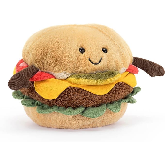 Jellycat knuffel Amuseable Burger