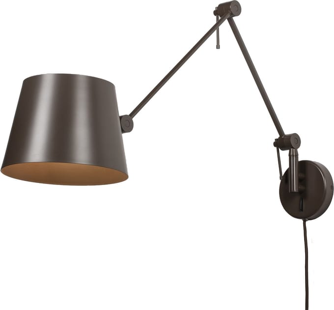 Lumidora Wandlamp 74799 - Voor binnen - CANNES - E27 - Bruin - Metaal