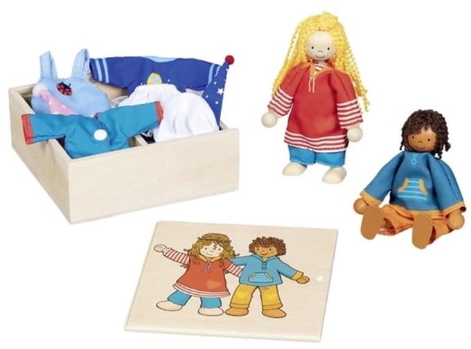 GOKI Buigpopjes - Fynja En Fabio Garderobe - 20 Stuks - 3 Jaar