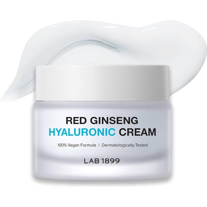 Lab 1899, Ginseng Rouge, Hyaluronique, Hydratation Intense, Crème, Pour le Visage, 50 ml