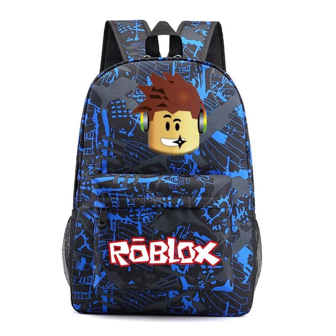 Roblex Game Merchandise Sterrenhemel Heren- en Damesrugzak Computerzak Middelbare Scholier Schooltas One size fits all black
