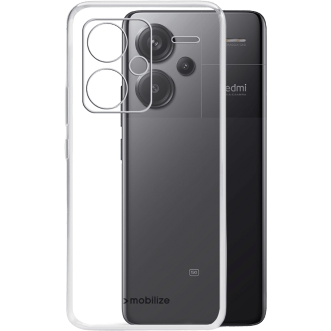 Mobilize Xiaomi Redmi Note 13 Pro+ 5G Siliconen (TPU) Hoesje Transparant