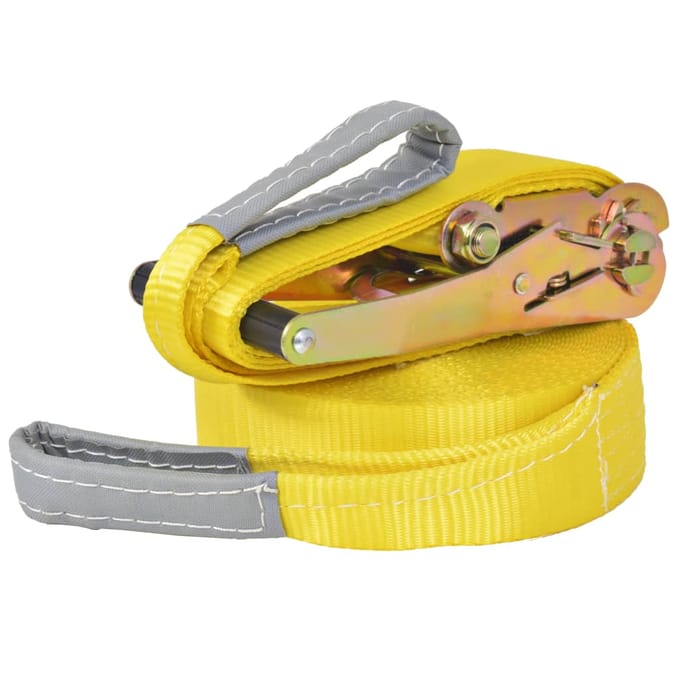 vidaXL - Slackline - 15 - m - x - 50 - mm - 150 - kg - geel