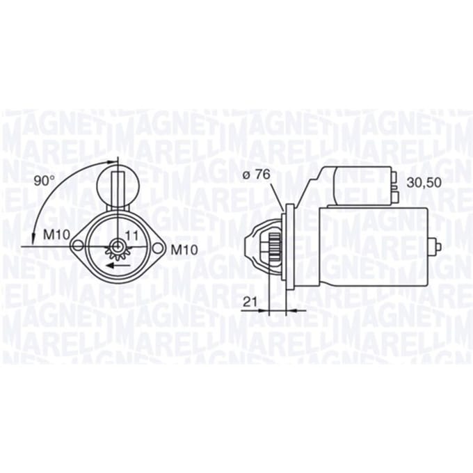 Starter MAGNETI MARELLI 063721473010