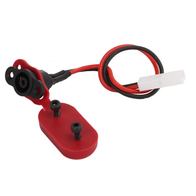 Câble d'alimentation avec cache de prise de charge pour trottinette électrique Xiaomi M365 black