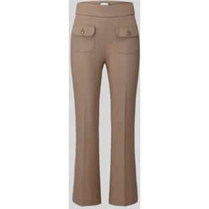 Regular fit bell bottom van viscosemix model 'SLOANNE'