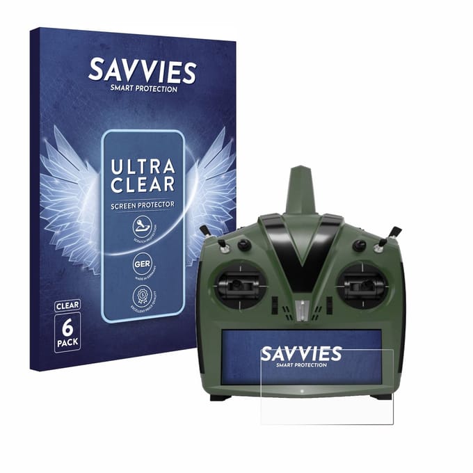 Savvies - Screenprotector voor VBar Control Evo - Folie Beschermfolie transparant 6 Stuks