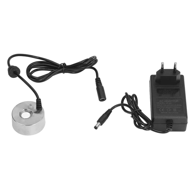 Ultrasone Mistmaker Aluminiumlegering Koele Mist Waterfontein Nevelmachine voor Vijver Rotstuin Vis black