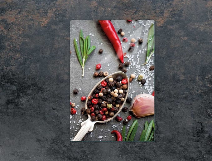 TMK ArtDeko - Snijplank - 35x52 cm - Gehard Glas - Spices Design