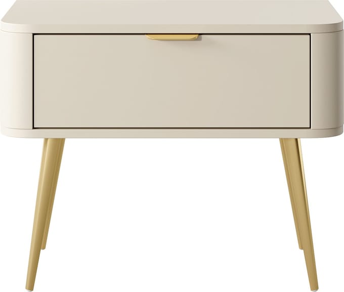 Selsey Oval - Nachtkastje met lade 63 cm - Beige