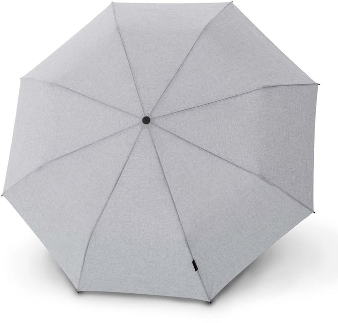 Knirps paraplu T.200 Medium Duomatic Melange Grey Lichtgrijs