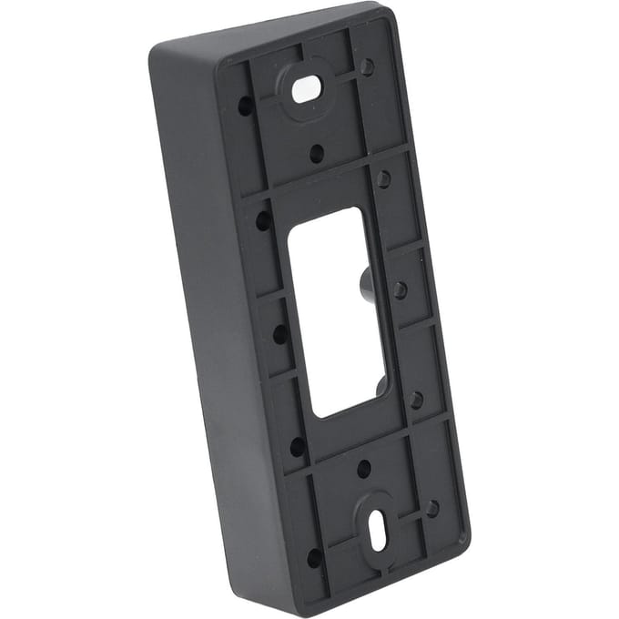 Support de Sonnette Vidéo Mural Éviter le Perçage Support de Sonnette Universel pour Maisons Appartements Bureau black
