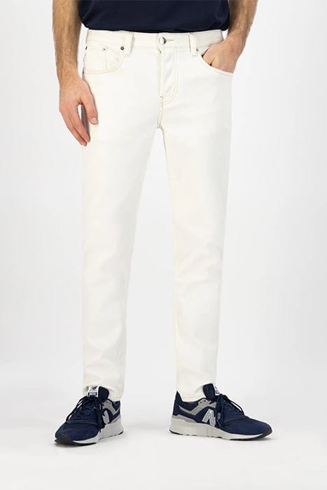 Mud Jeans Slimmer Rick Offwhite Maat: W32L32 | Slim Jeans Outlet | Heren | Ecru