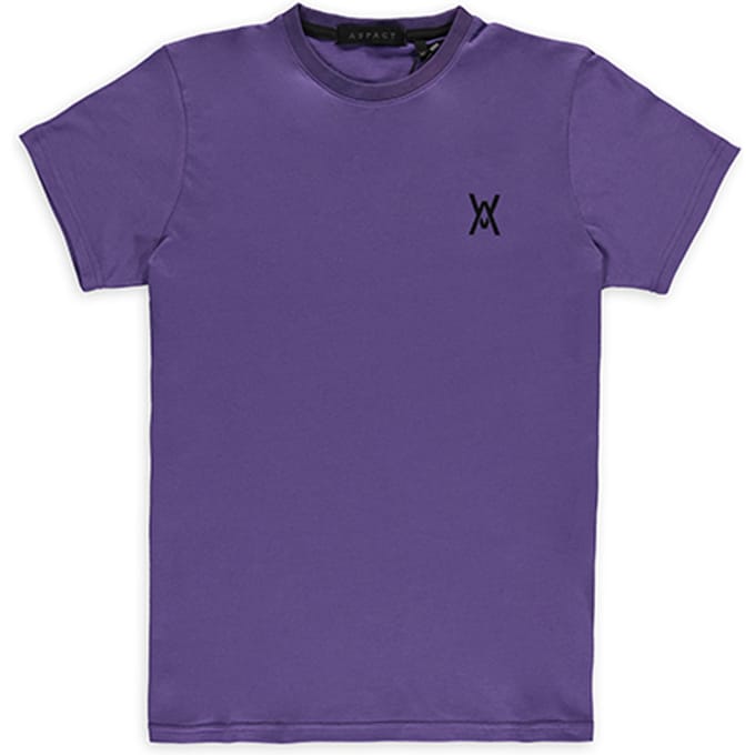 Aspact Lux Shield Tee Purple Größe: S | Hemden Outlet | Unisex | Violett