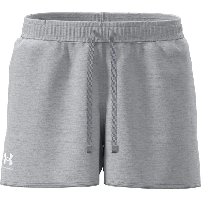 Under Armour UA Rival Terry Short Dames Sportbroek - Grijs