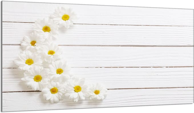 TMK ArtDeko - Snijplank van Geh. Glas - 90x52 cm - Antibacterieel - Design 'Hout'