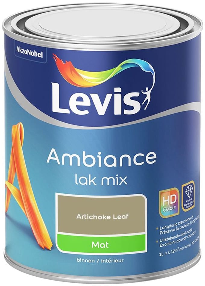 Levis - Ambiance Lak Mat Mix - Artichoke Leaf - Mengverf - 1 L