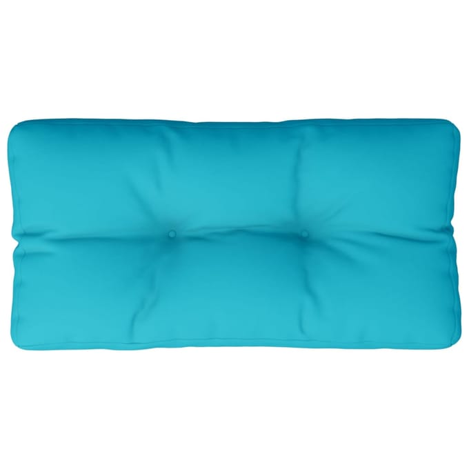 vidaXL Palletkussen 70x40x12 cm stof turquoise
