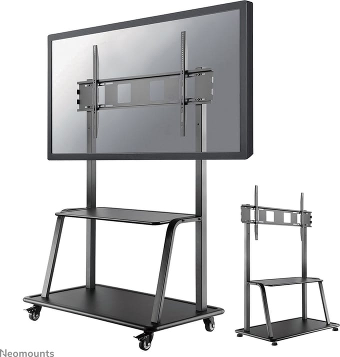 Neomounts NS-M4000BLACK trolley - t/m 105" - zwart