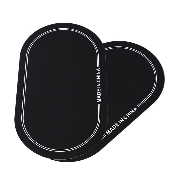 2 STKS Drumvel Patch PET Slijtvast Drumvel Patch Beschermer voor Oefening Optreden Dubbel black