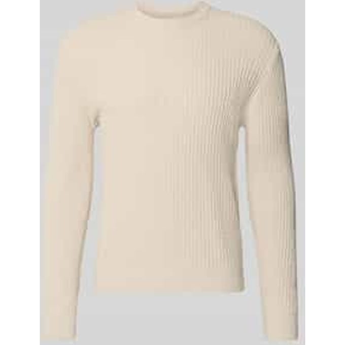 Slim Fit trui met brei-look