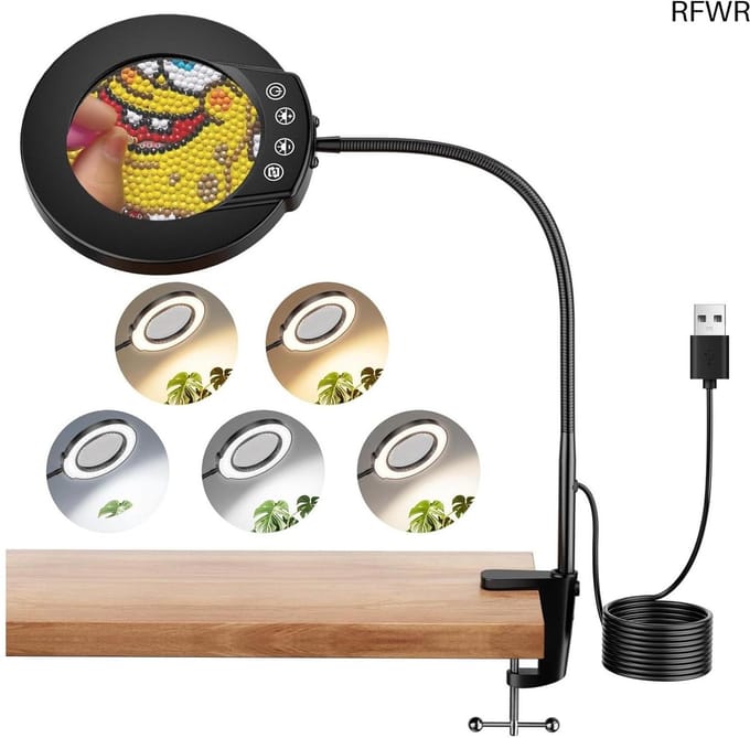 Vergrootglas met Verlichting - Loeplamp - Vergrootspiegel Led - Precisie