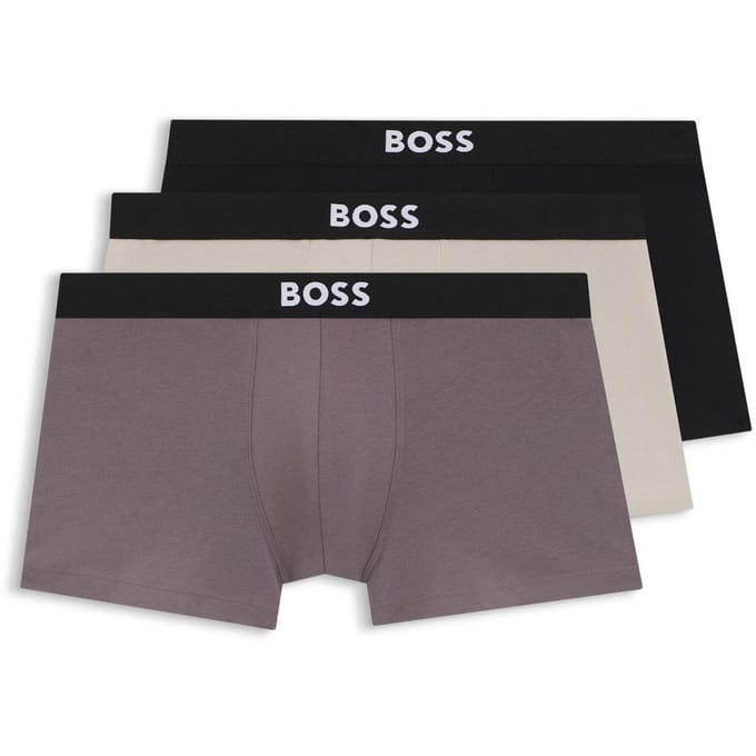 Boss Herenondergoed (set van 3) (Grijs/Zwart/Wit)