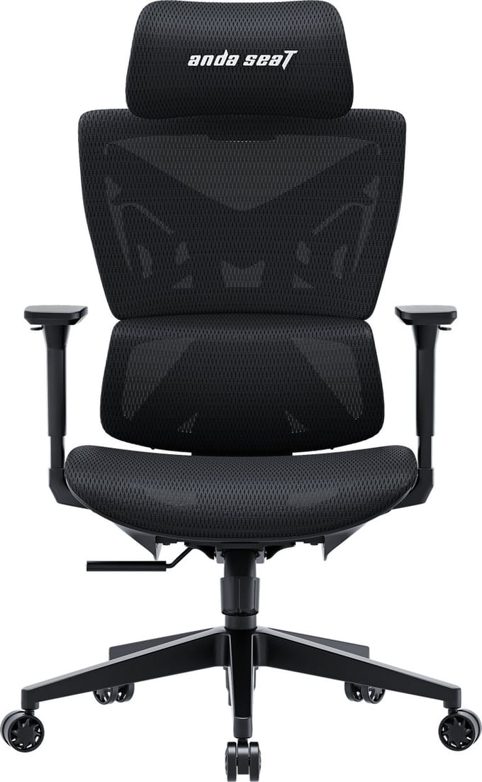 AndaSeat X-Air Mega Premium Mesh - Gaming Stoel - Stalen Frame - Comfort - 3D-armleuningen - Zwart