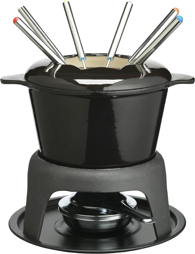 VLSelect® Fonduepan - Fondueset - Hotpot - Gietijzer