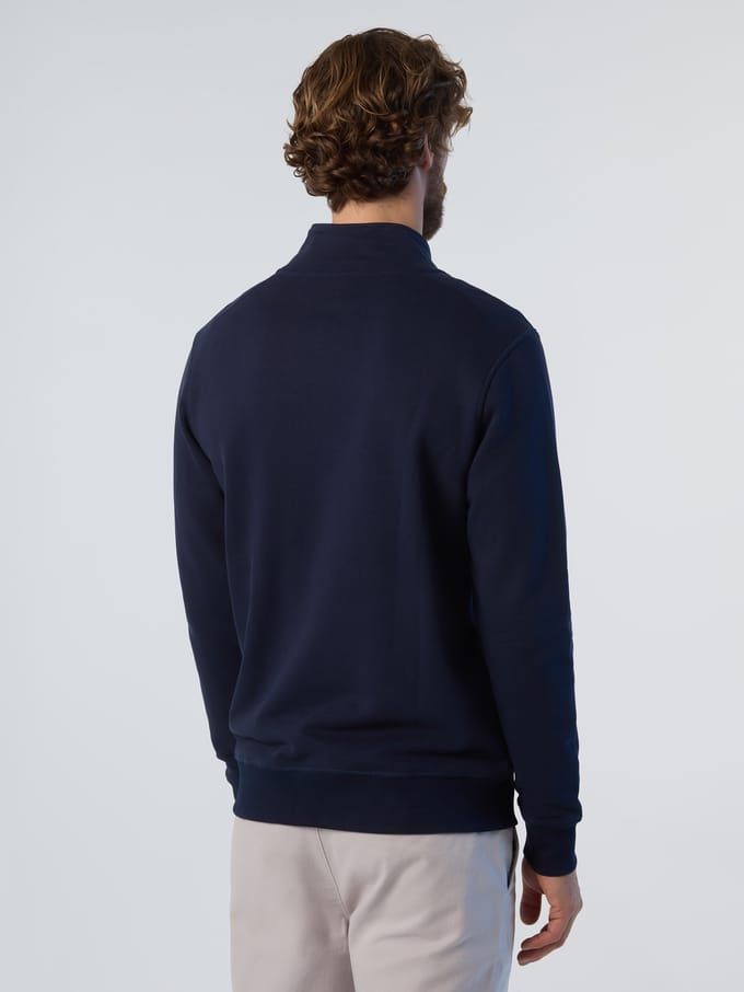 North Sails Sweatshirt Volledige ritssluiting met logopatch