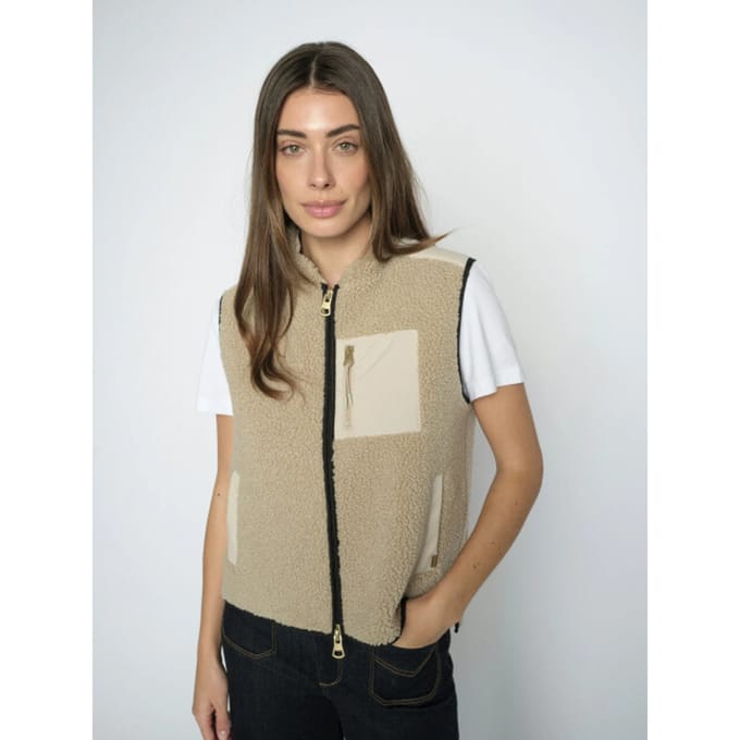 Mos Mosh 179570 174 mosmosh mmrowe eli teddy vest feather gray