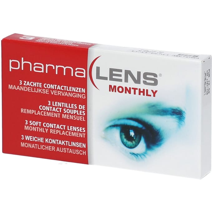 PharmaLens Maandlenzen +2.50 3 Contactlenzen