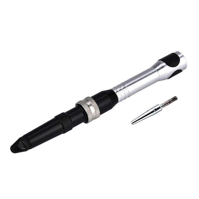 Sieraden Graveerhamer Handstuk met Handvat voor Sieraden Flexibele Schachtmachine black