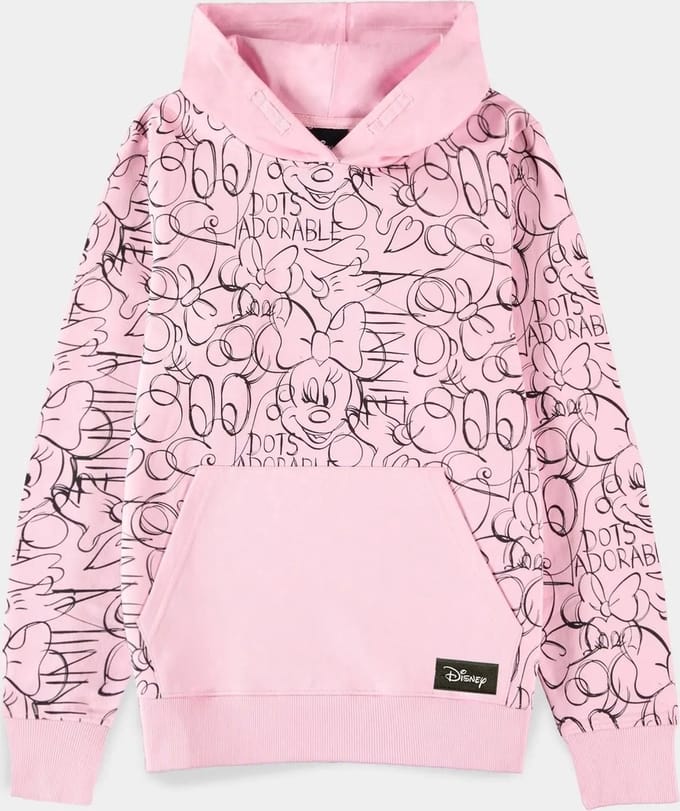 Disney Mickey Mouse - Minnie Mouse Kinder hoodie/trui - Kids 146 - Roze