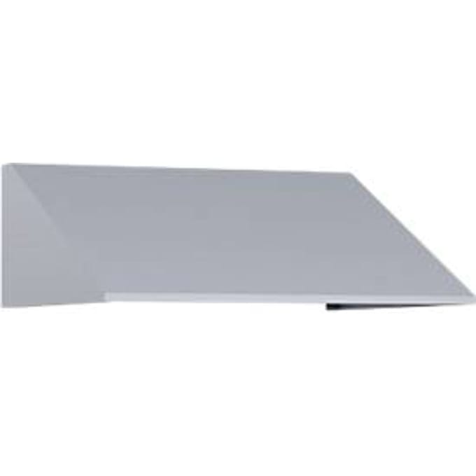 C+P schuin dak, voor kastbreedte 600 mm, blank aluminium