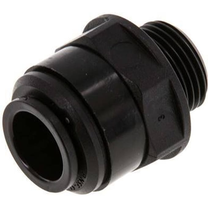12mm x G3/8'' POM Insteekfitting Buitendraad NBR [2 Stuks]