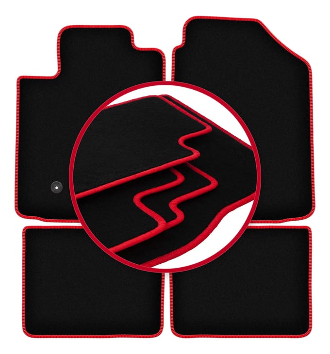 CARLUX-RED automatten voor: Pontiac Vibe hatchback (2003-2008)