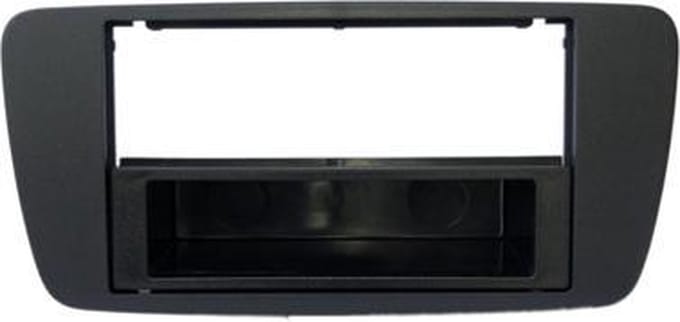 Inbouwframe met bakje  Seat Ibiza  08> METALLIC ZWART
