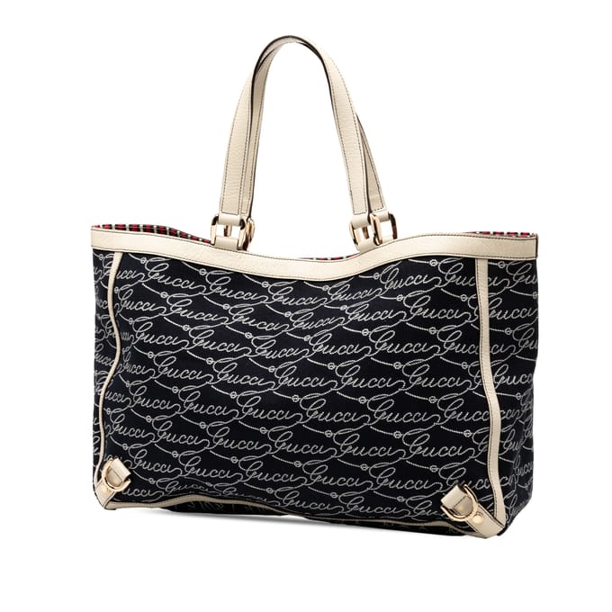 Tweedehands 85ste Verjaardag Canvas Logo Abbey D Ring Tote