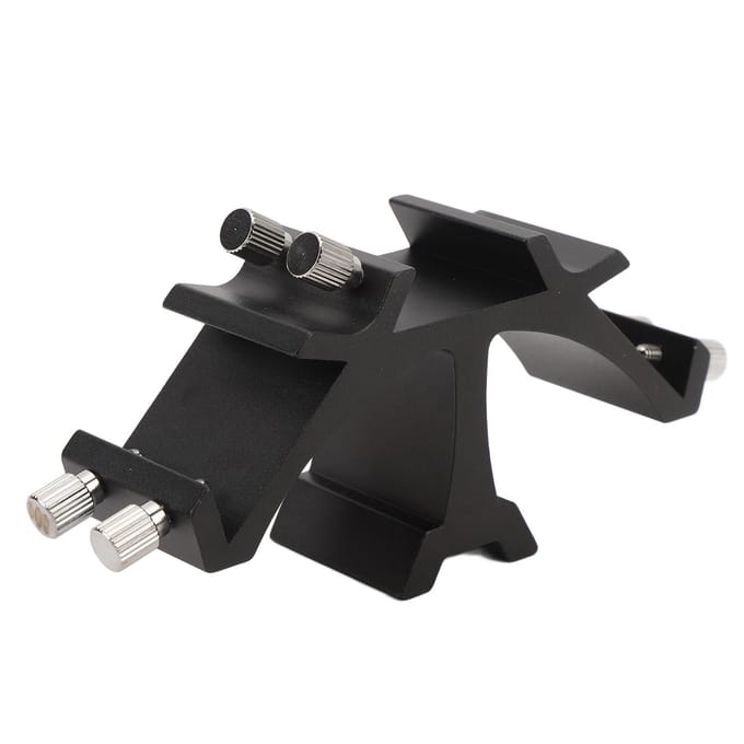 Astronomische telescoop met vaste sleuven, zwart, 3 sleuven, volledig metalen zwaluwstaartmontagebeugelbasis black